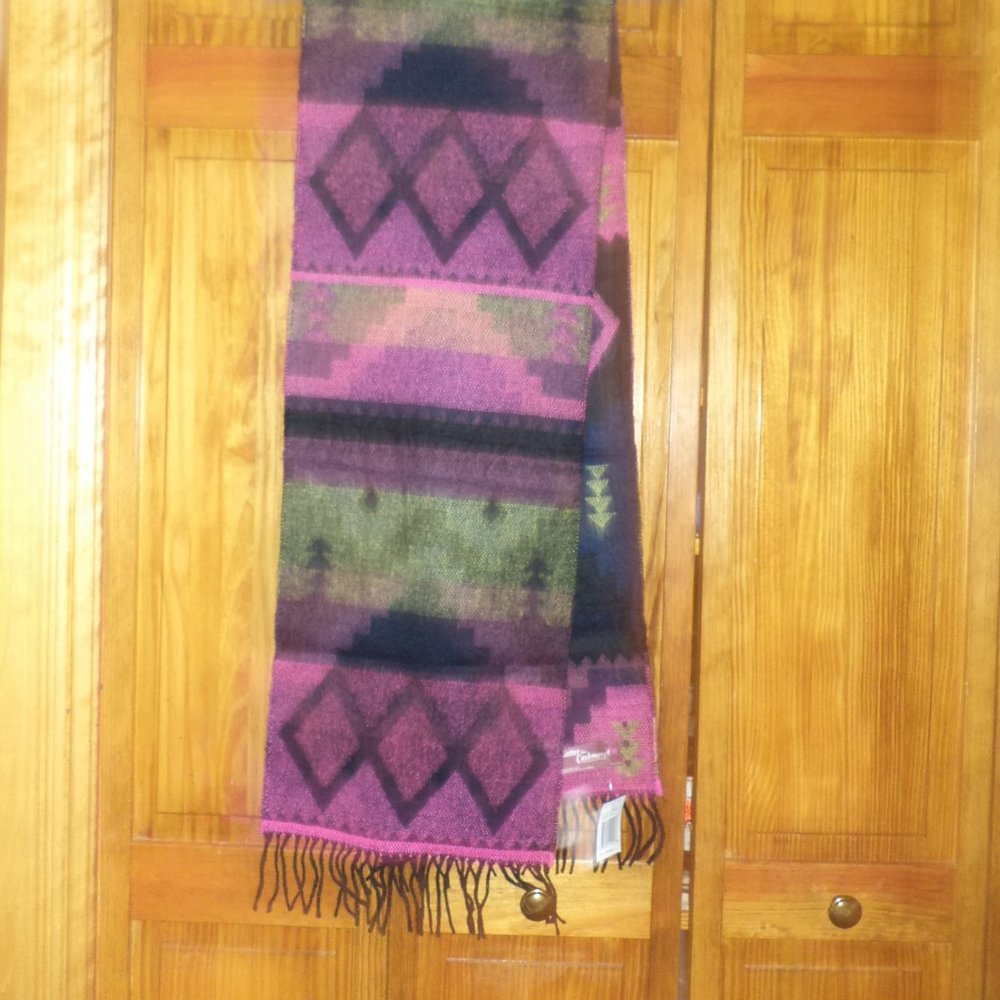 BETTER THAN CASHMERE multi color scarf - new